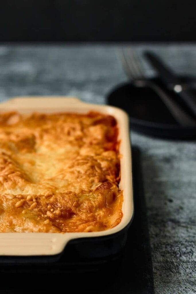 Kylling lasagne med porre