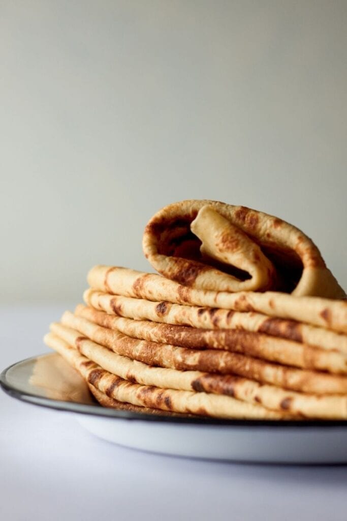 Bløde klassiske pandekager